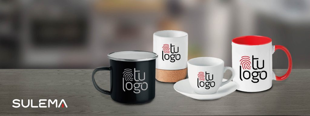 tazas grandes, medianas y espresso personalizadas con tu logo