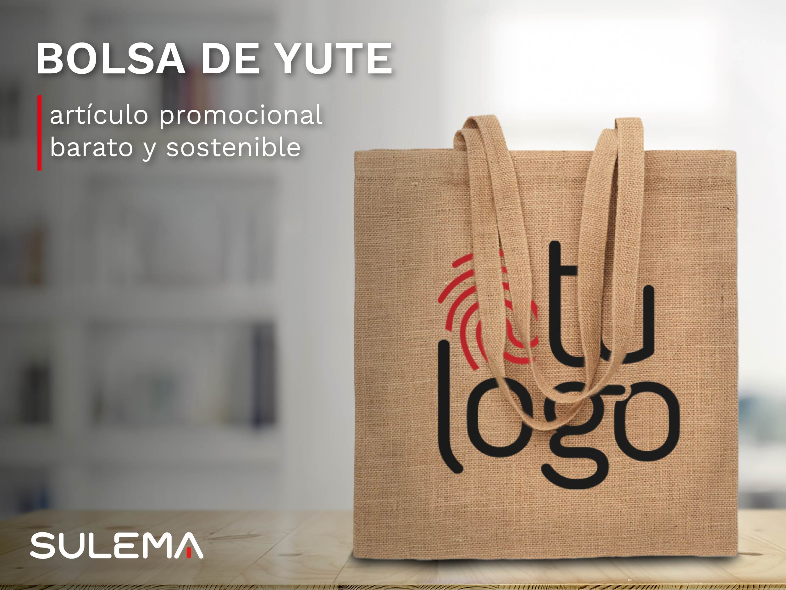 bolsa de yute personalizada barata y ecológica