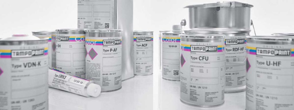 Tipos de tinta para tampografía